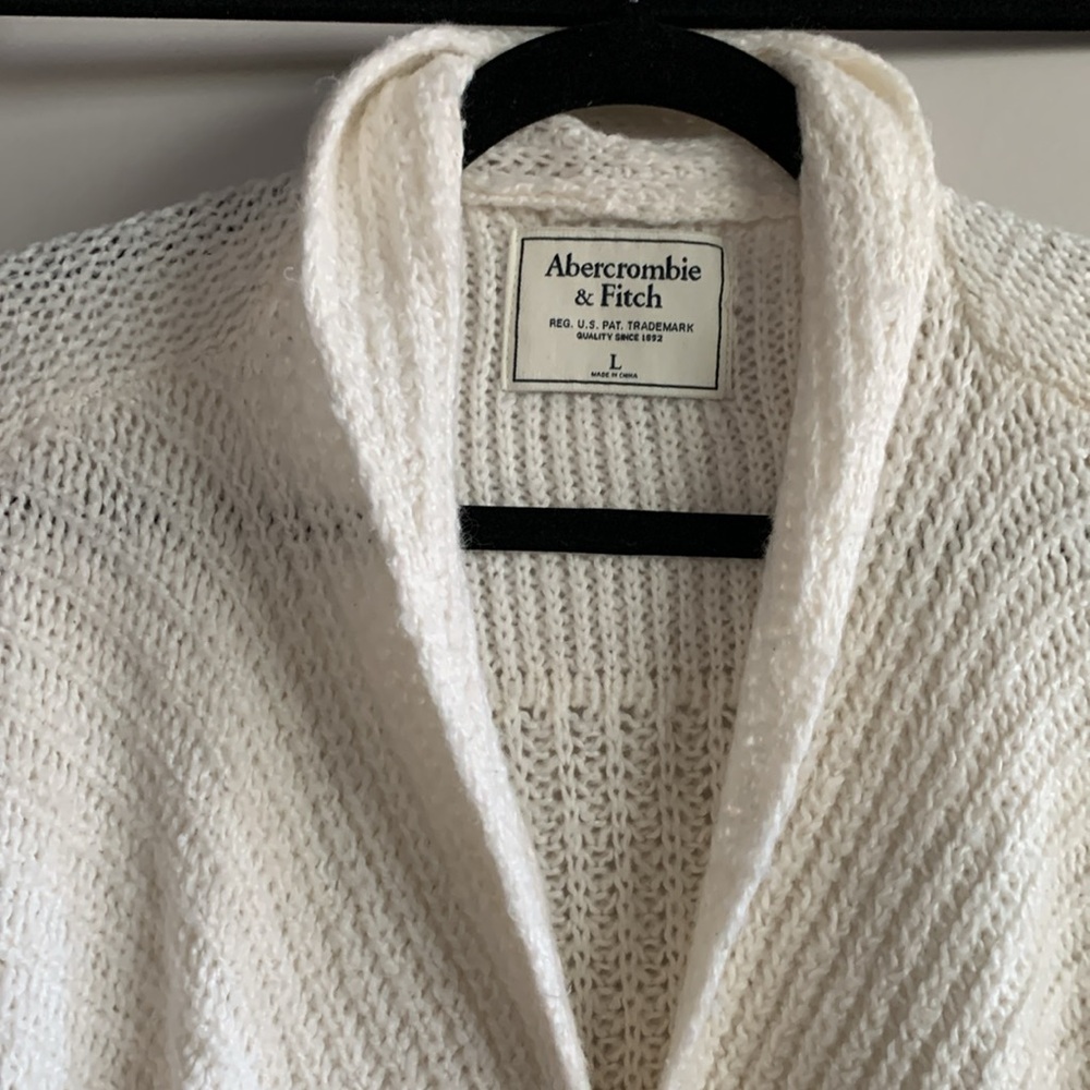 Knitted sweater cardigan